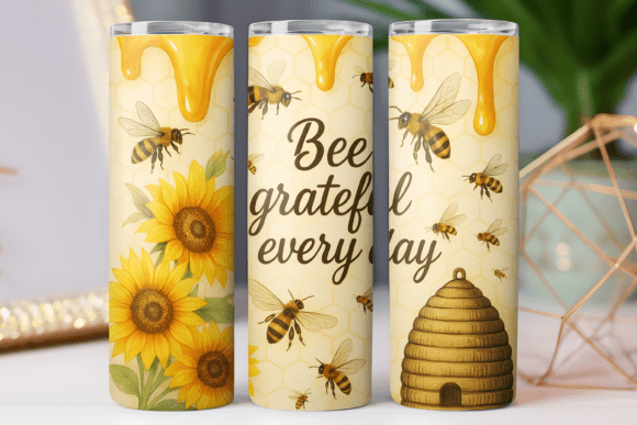 Bee Great Inspiration Tumbler Wrap 20oz: Graphics & Tumbler Wraps Review