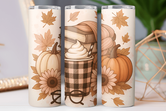 Fall Season Reading Tumbler Wraps Graphics Review