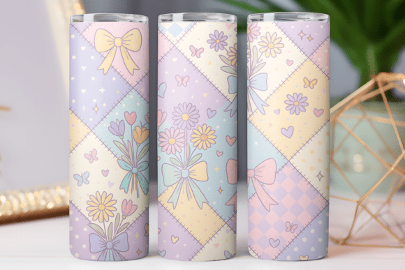 Floral Coquette Tumbler Wrap: Graphics & Freebies