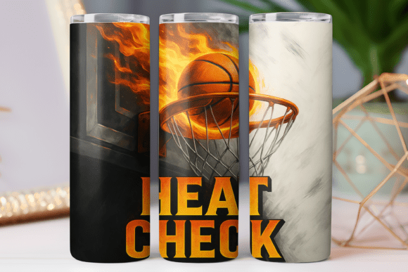 Heat Check Basketball Tumbler Wrap: A Freebies Graphics Review