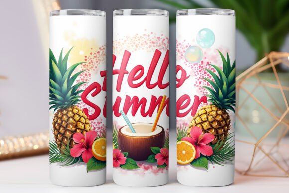 Hello Summer Tumbler Wrap Graphics Review