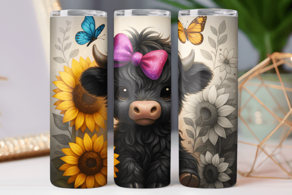 Highland Cow Graphics: Freebies for Brand Design