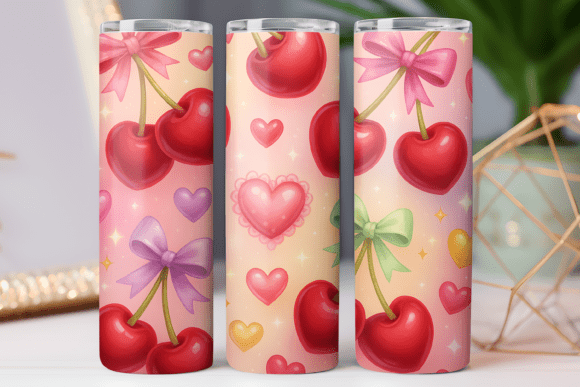 Review: Cherry Bow Tumbler Skinny Wrap Design for Real Projects