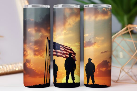 Us Veteran Army Tumbler Wrap Graphics for Crafters