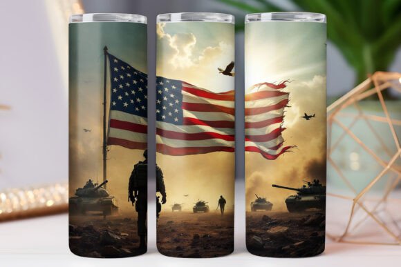 Us Veteran Army Tumbler Wraps Graphics Review
