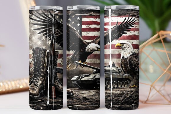 Us Veteran Tumbler Wrap Vintage Eagle: Graphics & Tumbler Wraps Review