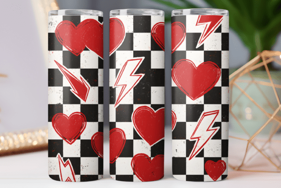 Valentine Tumbler Wrap 20oz: Free Graphics Design Asset