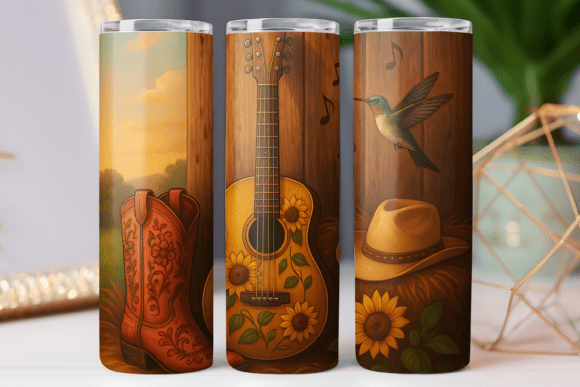 Western Music Tumbler Wrap 20oz Skinny: Graphics & Tumbler Wraps Review